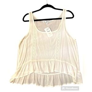 Hippie Rose Sleeveless Top size XL